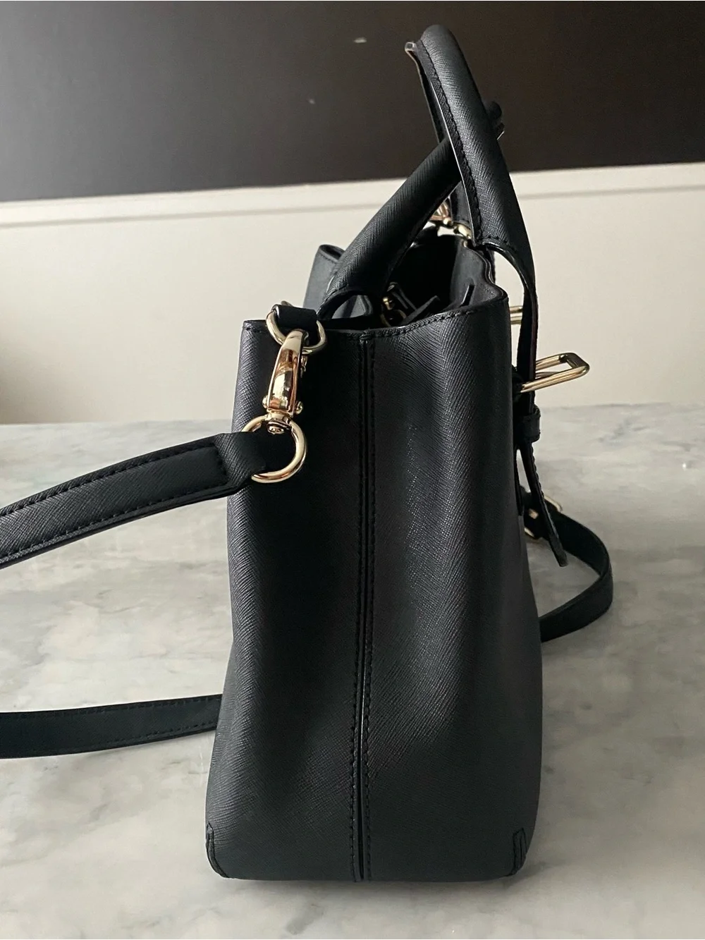 Kate Spade New York Cove Street Provence Satchel Textured Leather Bag